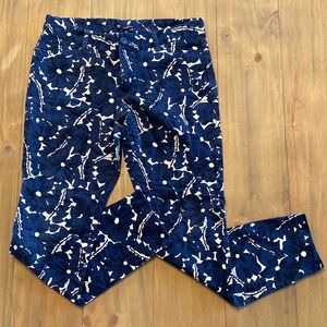 GAP Slim City Floral Print Pants